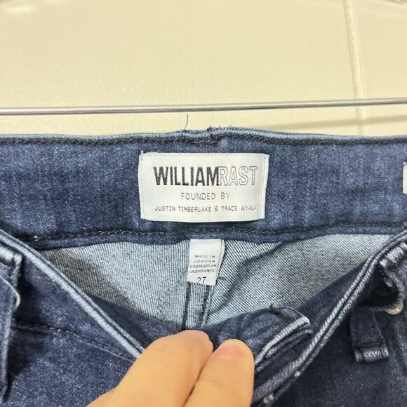 William Rast Jeans Womens High-Rise Ankle Skinny Junior Dark Wash Size 27 EUC - Picture 4 of 8